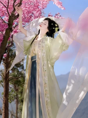 Spring Gaze on Mountain Columns